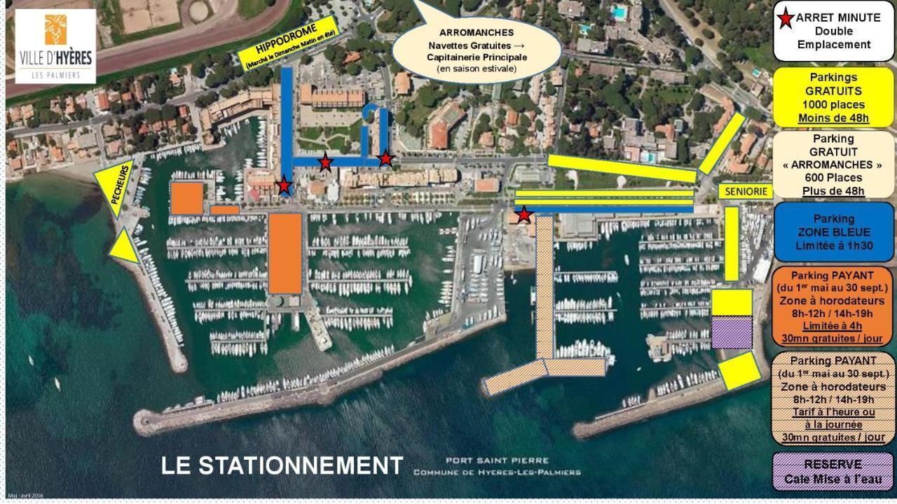 La Gavine Studio Vue Mer Hyères Екстериор снимка
